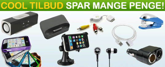 Se vores Cool Tilbud p� gadgets, pakketilbud, apple tilbeh�r og meget mere!