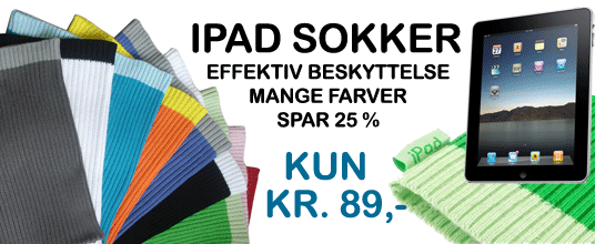 Billige iPad sokker / Sokker i mange farger som svart, rød, blå, oransje, hvit og grå