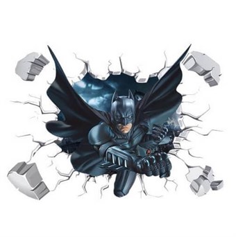Wall stickers - Batman 3D effekt 
