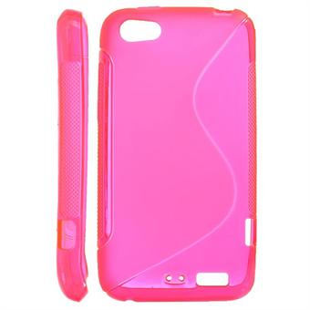 S Line Silikone Cover HTC ONE V (Pink)
