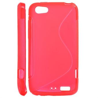 S Line Silikone Cover HTC ONE V (Rød)