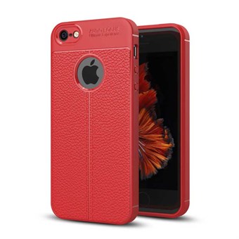  Perfect Fit Cover i TPU til iPhone 5 / iPhone 5S / iPhone SE 2013 - Rød