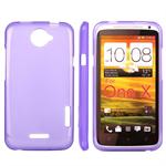 Simple Silikone HTC ONE X (Lilla)