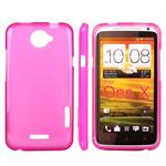 Simple Silikone HTC ONE X (Pink)