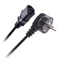 Euro Power Cord kabel, IEC til 3 pin Euro