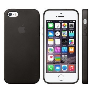 iPhone 5 / iPhone 5S / iPhone SE 2013 læder cover - Sort