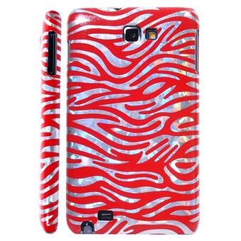 Galaxy Note Zebra cover (Rød)
