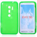 Silikone Cover til HTC EVO 3D (Gr�n)