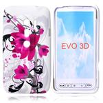 Evo 3D silikone Cover (Rose)