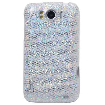 Glittery HTC XL Cover (Sølv)