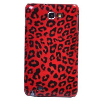 Galaxy Note Leopard (Rød)