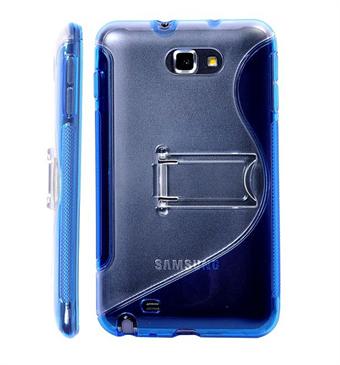 Samsung Galaxy Note med stand (Blå)