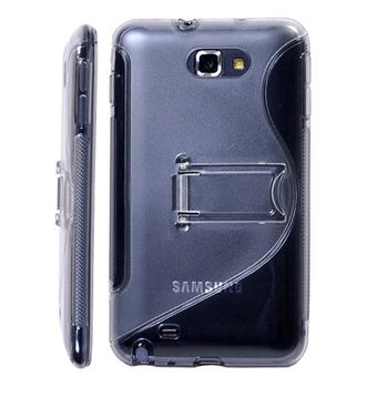 Samsung Galaxy Note med stand (Transparent)