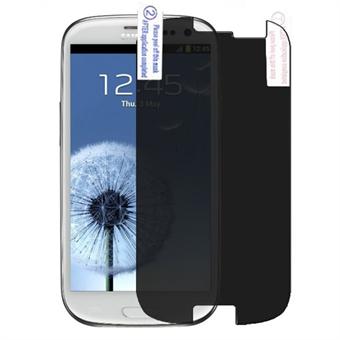 Samsung Galaxy S3 Beskyttelsesflm (Privacy-mørk)