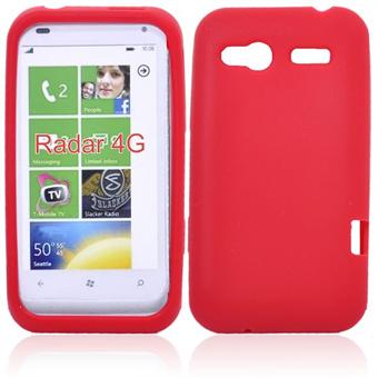 HTC Radar C110e Soft Silicone (Rød)