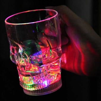 Krystal Skull LED glas 400 ML