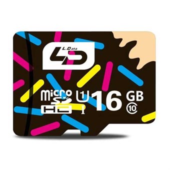 TF/Micro SDHC hukommelseskort - 16GB
