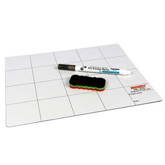 JAKEMY® -  Magnetisk Måtte med Pen & Eraser - 25 cm x 20 cm