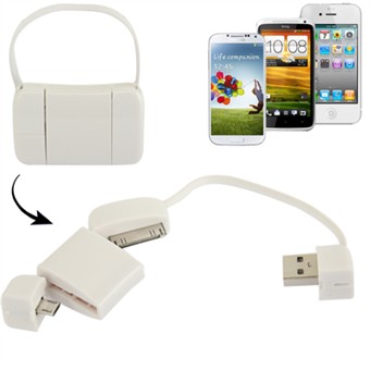 2in1 Multi Kable Apple/Micro USB