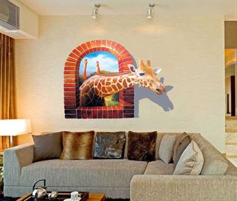 Wall Stickers - Giraf 3D