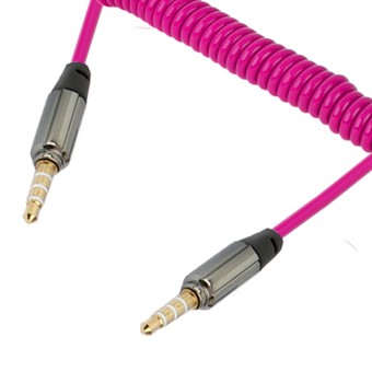 Snoet 3.5 mm Audio AUX Kabel 15 cm - 150 cm - Magenta
