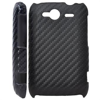 HTC Wildfire S Carbon cover (Sort)