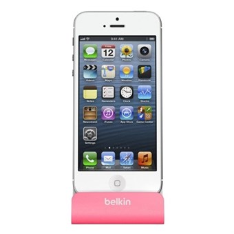 Belkin iPhone Dock Station med USB kabel - Pink
