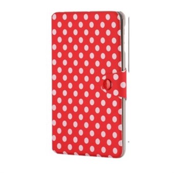 Dot Pattern iPad Mini 1 Etui (Rød)