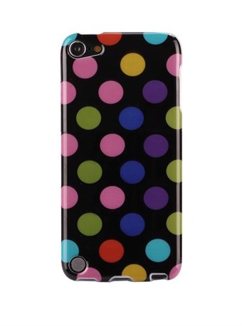 iPod Touch 5/6 Cover Dots (sort, multicolor)