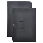 Bl�dt l�der cover til  Samsung Galaxy Tab 10.1 (Sort)