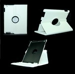 Krokodille  Roterende etui til iPad 2/3/4 (Hvid)