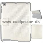 iPad 2 Carbon l�der (Hvid)