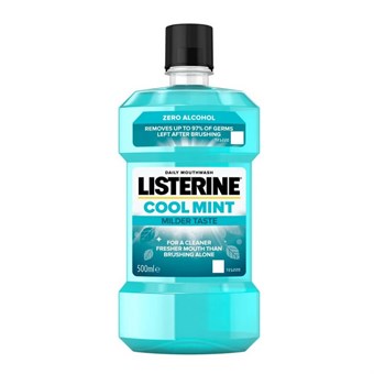 Listerine Mundskyl - Cool Mint (milder taste) - Uden Alkohol - 500 ml 