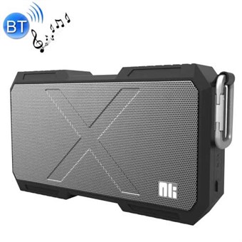 NILLKIN vandtæt højtaler m. bluetooth, AUX, mikrofon og USB - Sort