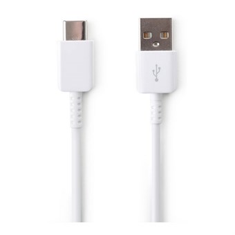 OEM USB Data Ladekabel Type-C for Samsung, OnePlus, LG, Huawei - Hvid