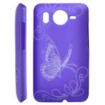 HTC Desire HD Sommerfugl cover (Lilla)