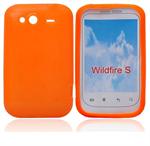 HTC Wildfire S Silikone Cover (Orange)