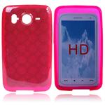 Cirkel silikone til HTC HD (Pink)