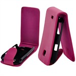 Galaxy Mini l�der etui (Magenta)