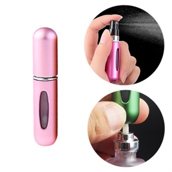 Mini Genopfyldelig Parfume Flaske - Pink