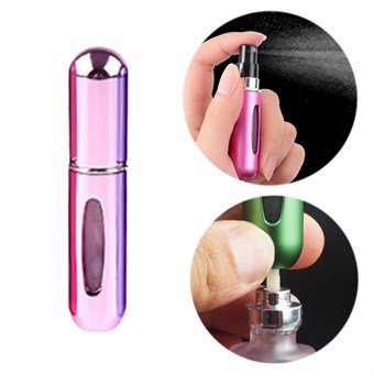 Mini Genopfyldelig Parfumeflaske - Pink