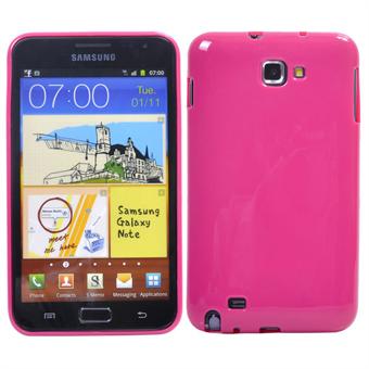 Galaxy Note Silikone Cover (Pink)