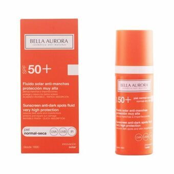 Sol lotion som forebygger brune pletter Bella Aurora Normal hud Tør hud Spf 50+ (50 ml)