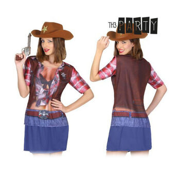 T-shirt til voksne 8270 Cowboy kvinde
