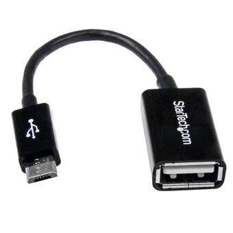 Kabel Micro USB Startech UUSBOTG              USB A Micro USB B Sort