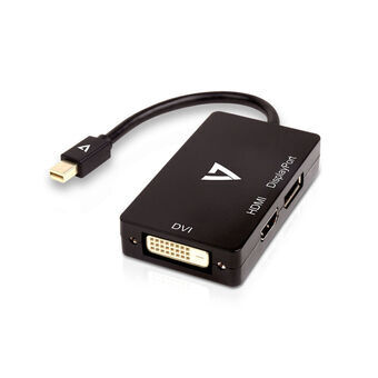 Mini DisplayPort til VGA/DVI/HDMI-adapter V7 V7MDP-DPDVIHDMI-1E   Sort