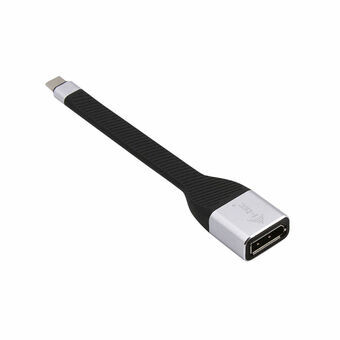 USB C til DisplayPort-adapter i-Tec C31FLATDP60HZ        Sort