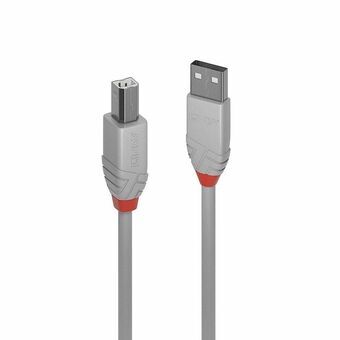 Kabel Micro USB LINDY 36684 Sort Grå