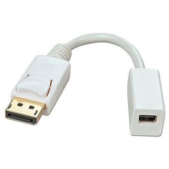 Mini DisplayPort til DisplayPort-adapter LINDY 41060 Hvid