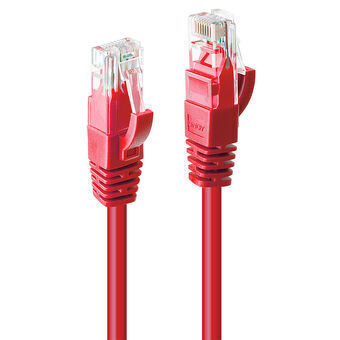 UTP kategori 6 stift netværkskabel LINDY 48031 Rød 50 cm 1 enheder